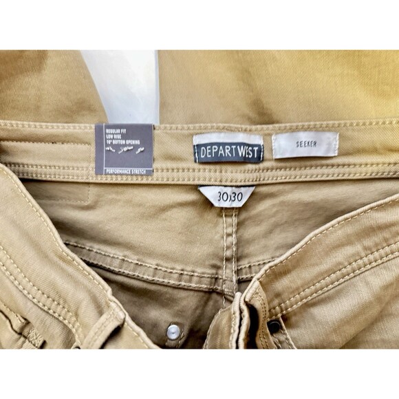 Buckle Departwest Seeker Men Khaki 30x30 StyleDWT347 RN#75720 Low Rise NWT - Picture 5 of 8